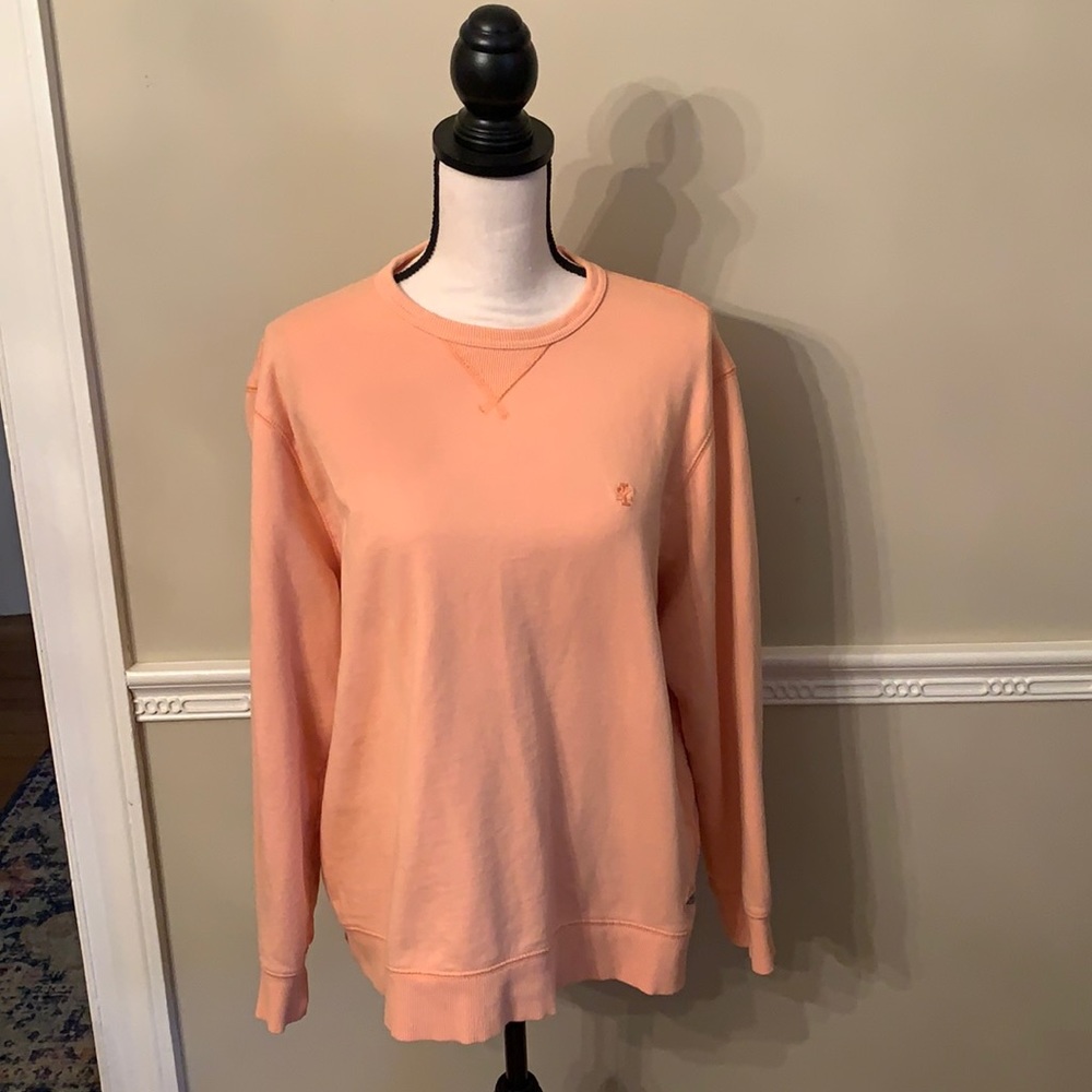 Orange IZOD Crew Neck. Size L.